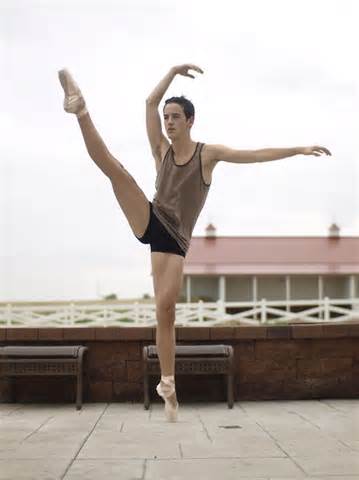ballet dancer on pointe